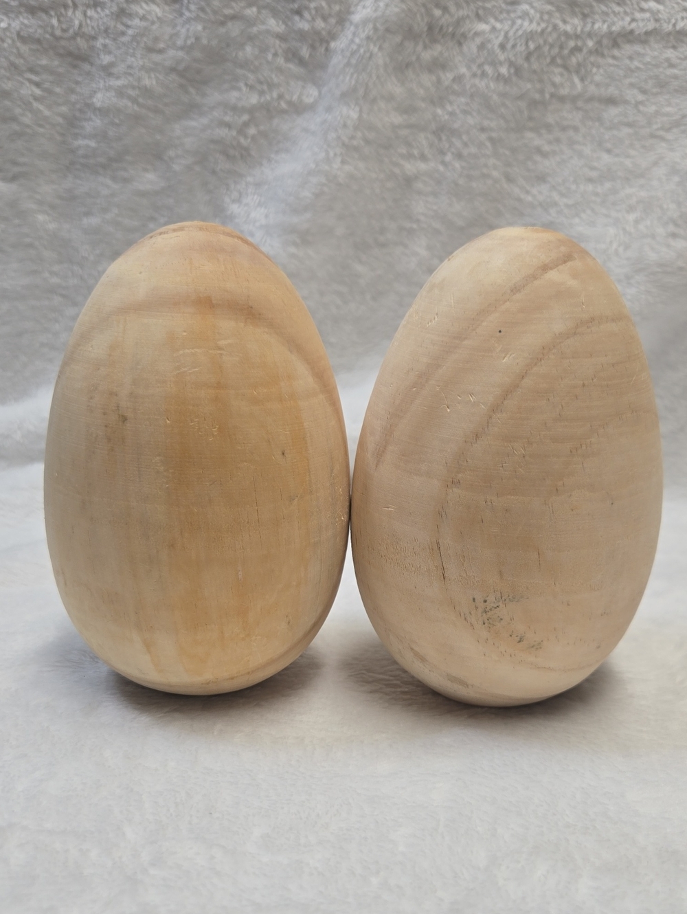 🌞2 Pack - Makers Market Natural Wood DIY Easter Egg